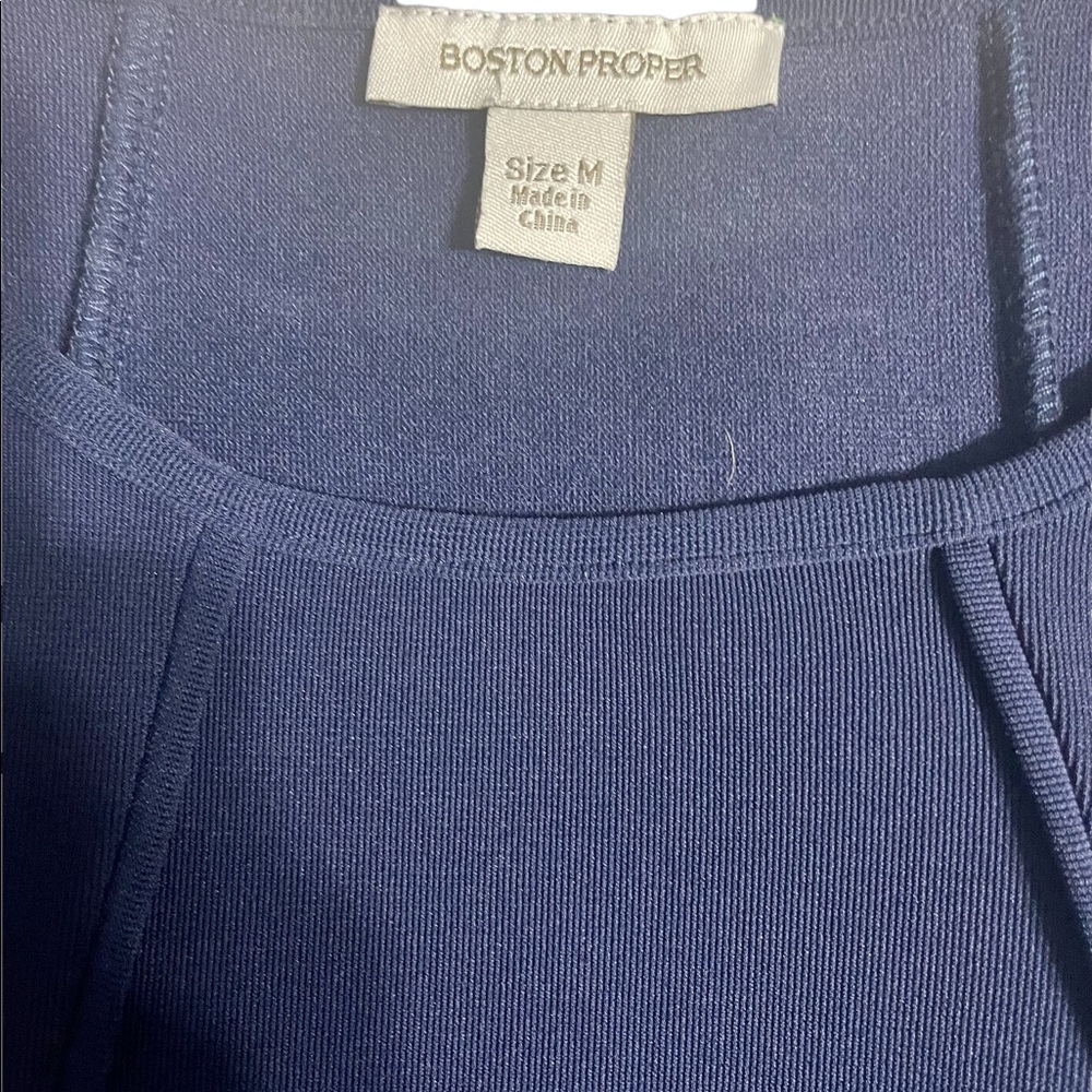 Dress 2 piece by Boston Proper navy blue size M - Picture 2 of 4